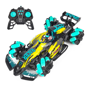 ماشین کنترلی RC مدل F1 طرح دودزا زرد remote control RC car model F1 shot 1:20 -اسباب بازی
